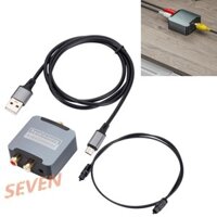 Bộ chuyển đổi âm thanh kỹ thuật số sang Analog SPDIF DAC Toslink Tín hiệu đồng trục sang Bộ giải mã âm thanh RCA R / L Bộ giải mã bộ khuếch đại DAC cho TV [icebeauty888.vn]