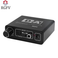 Bộ chuyển đổi âm thanh kỹ thuật số sang Analog RGFV DAC, Bộ giải mã chuyển đổi âm thanh RL, Công tắc hai chiều Toslink R / L RCA cho PS3 / Xbox / Blu-Ray Player / HD DVD / Hệ thống rạp hát tại nhà / Bộ khuếch đại AV