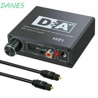 Bộ chuyển đổi âm thanh kỹ thuật số sang Analog DANES DAC, Bộ chuyển đổi âm thanh RL Công tắc hai chiều, Bộ giải mã Toslink 3,5 mm cho máy nghe nhạc PS3 / Xbox / Blu-Ray / HD DVD / Hệ thống rạp hát tại nhà / Bộ khuếch đại AV