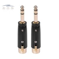 Bộ chuyển đổi âm thanh nổi XLR sang 6.35mm dành cho nữ, Bộ chuyển đổi giắc cắm âm thanh nổi XLR Nữ sang 6,35mm