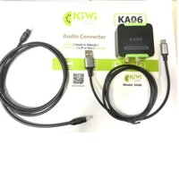 Bộ chuyển đổi âm thanh Optical ra Audio KIWI KA06 (từ digital sang Analog với âm thanh L/R/3.5)