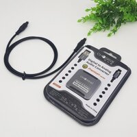 Bộ chuyển đổi âm thanh quang học Choseal kèm dây quang sang AV ra audio tiếng to - dc5155