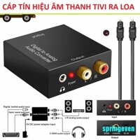 Bộ chuyển đổi âm thanh quang học tivi ra loa amly loại tốt hàng cao câp chinh hãng cho chất âm to rõ bảo hành 12 tháng
