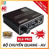 Bộ Chuyển Đổi Âm Thanh Quang Vinagear XL6 PRO - Digital To Analog DAC , Kèm Dây Quang 4mm