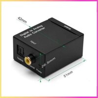 Bộ chuyển đổi âm thanh Quang (Optical) sang tín hiệu Analog (R/L), cho âm thanh hay, chất lượng