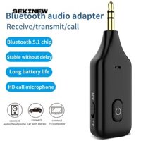 Bộ chuyển đổi âm thanh SEKINEW Loa ô tô Âm nhạc A2DP Bluetooth 5.1