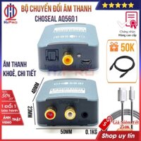 Bộ Chuyển Đổi Âm Thanh Từ Tivi Sang Loa Choseal AQ5601, Chuyển Âm Thanh Optical Ra Av Và Aux Cao Cấp Âm Tốt-H2Pro Tech