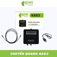 Bộ chuyển đổi âm thanh từ digital sang analog [chính hãng Kiwi] KA03, DAC Kiwi KA-03, chuyển quang cho dàn âm thanh