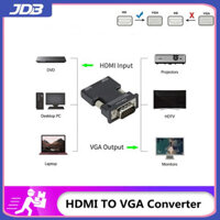 Bộ Chuyển Đổi Âm Thanh Và Video Tương Thích HDMI JDB 1080P VGA Cái Sang Đực Kỹ Thuật Số Sang Analog Thích Hợp Cho Máy Vi Tính Máy Chiếu Máy Tính Xách Tay