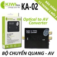 BỘ CHUYỂN ĐỔI ÂM THANH DIGITAL( Quang optical ) SANG ANALOG ( audio AV ) KIWI  KA-02