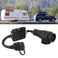 Bộ chuyển đổi ánh sáng Trailer Đầu nối 13 chân tròn châu Âu sang phích cắm phẳng 4 chân của Mỹ