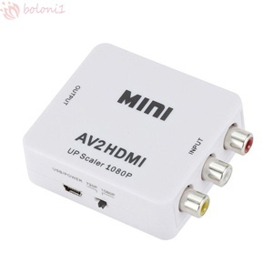 Bộ chuyển đổi AV to HDMI vỏ nhựa cao cấp - AV2HDMI
