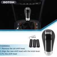 Bộ chuyển đổi bánh răng 5 tốc độ Bộ chuyển đổi 3 kích cỡ 8mm / 0.31 "10mm / 0,39" 12mm / 0,47 "Hộp số thủ công Sang số Đầu đòn bẩy Thanh Tay cầm Chuyển núm Phụ kiện nội thất