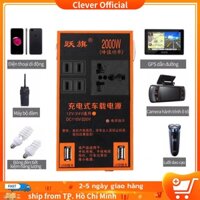 Bộ Chuyển Đổi Biến Tần 12V 24V Chuyển Sang 220 Bộ Chuyển Đổi Nguồn Điện Dùng Cho Xe Tải,Sạc Điện Dùng Cho Xe USB