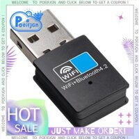 Bộ chuyển đổi Bluetooth Wifi USB, Card mạng Dongle Wifi 4.2 150Mbps, Bộ phát sóng Bluetooth Wifi
