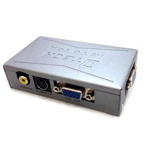 Bộ chuyển đổi BNC/ AV/Svideo to VGA Dtech DT 7003
