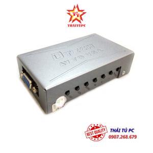 Bộ chuyển đổi BNC/ AV/Svideo to VGA Dtech DT 7003