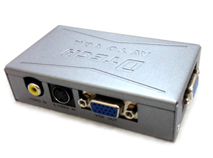 Bộ chuyển đổi BNC/ AV/Svideo to VGA Dtech DT 7003