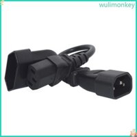 Bộ chuyển đổi cáp mở rộng nguồn WU IEC320 C14 sang C13 + EU4 0mm Bộ chuyển đổi dây