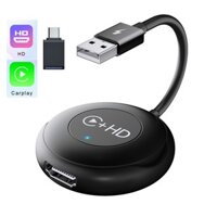 Bộ chuyển đổi Carplay không dây 2 trong 1 có TV trên ô tô Bộ chuyển đổi HDMI cho máy chơi Game / TV chữa cháy