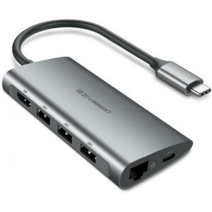 Bộ chuyển đổi có PD Power chuyển Type C ra HDMI+VGA Ugreen 50508