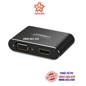 Bộ chuyển đổi cổng đa năng HDMI + VGA cho điện thoại, máy tính bảng Ugreen UG-30522