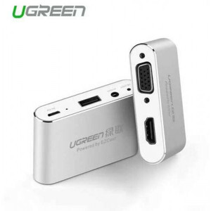 Bộ chuyển đổi cổng đa năng HDMI + VGA cho điện thoại, máy tính bảng Ugreen UG-30522