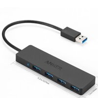Bộ chuyển đổi cổng USB 3.0 Ultra Slim Anker - 4 cổng - A7516