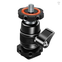 Bộ chuyển đổi đầu bi Mini Màn hình gắn bộ chuyển đổi giày lạnh Hợp kim nhôm với vít 1 / 4 Inch để gắn màn hình máy ảnh Micro LED Video Light