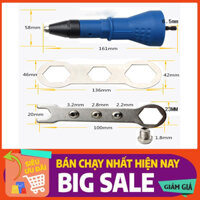 Bộ chuyển đổi Đầu rút rive - đầu rút đinh tán gắn máy khoan tiện lợi