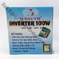 Bộ Chuyển Đổi Điện Inverter 12V Lên 220V 100W