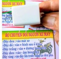 BÔ CHUYÊN ĐÔI ĐIÊN MAY XE MAY SANG ĐIÊN DC ĐÊ XAI CHO BONG ĐEN LED CUA XE HANG CHUÂN