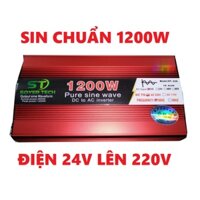 Bộ chuyển đổi điện Sin Chuẩn 1200W-Bộ Đổi Nguồn 24V sang 220V Sin Chuẩn 2000w ST 23-A SOYER TECH