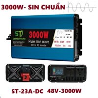 Bộ chuyển đổi điện Sin Chuẩn 3000W-Bộ Đổi Nguồn DC 48V sang 220V Sin Chuẩn 3000w-Mã ST23A-3000W-SOYER TECH