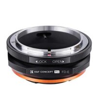 Bộ chuyển đổi gắn ống kính FD sang E Comaptible cho Canon FD FL Mount Lens sang E NEX Mount Máy ảnh không gương lật với thiết kế sơn mờ Comaptible cho Sony A6000 A6400 A7II A5100 A7