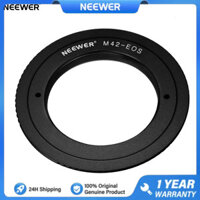 Bộ chuyển đổi gắn ống kính hợp kim nhôm Neewer cho ống kính M42 sang máy ảnh Canon EOS, chẳng hạn như 1d / 1ds, Mark II, III, 5D, Rebel xt, xti, T2i, v.v. - Đen