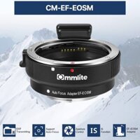 Bộ chuyển đổi gắn ống kính tự động Commlite CM-EF-EOS M Tương thích với ống kính Canon EF / EF-S sang EOS M (EF-M Mount) Vòng chuyển đổi ống kính máy ảnh không gương lật cho Canon EOS M1 M2 M3 M5 M6 M10