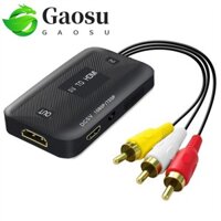 Bộ chuyển đổi GAOSU AV sang HDMI Cáp liên kết HD Cáp RCA Cáp âm thanh Bộ chuyển đổi Video Cáp RCA sang HDMI AV / RCA sang HDMI Bộ chuyển đổi HDMI