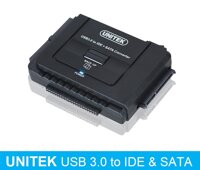 Bộ chuyển đổi HDD SSD DVD-R SATA IDE-ATA ra USB 3.0 Unitek Y-3322