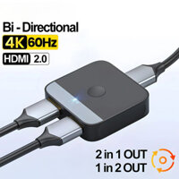 Bộ chuyển đổi HDMI 2.0 mới Vention 2 trong 1 4K@60Hz Bộ chuyển đổi HDMI hai chiều Bộ chuyển đổi màn hình cho PS5 Xbox Laptop