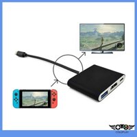 Bộ Chuyển Đổi HDMI Loại C Cho Nintend Switch Hub USB-C Sang HDMI Mini Dock Station HD Chuyển Cho MacBook Xiaomi Laptop Điện Thoại