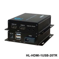 Bộ chuyển đổi HDMI qua cáp quang có cổng USB HO-LINK HL-HDMI-1USB-20TR
