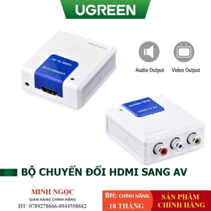 Bộ chuyển đổi HDMI sang AV chính hãng Ugreen 40223