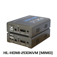 Bộ chuyển đổi hdmi sang lan 200m có USB Ho-Link HL-HDMI-200KVM Ver 3.0.2 - Hàng Chính Hãng