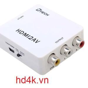 Bộ chuyển đổi HDMI to AV Mini Dtech DT-6524