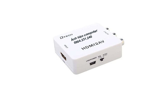 Bộ chuyển đổi HDMI to AV Mini Dtech DT-6524