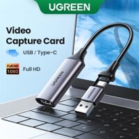 Bộ chuyển đổi HDMI to USB Type-C Video Capture Card (HDMI input to combo USB A & Type-C) CM489 Ugreen 40189 – Cái