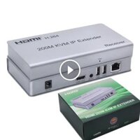 Bộ chuyển đổi HDMI và USB sang mạng Lan 200M KVM IP Extender