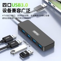 Bộ chuyển đổi hub USB 3.0 cao cấp cho máy tính, laptop, máy tính để bàn, trạm nối đa cổng, không cần ổ đĩa, cáp nối dài USB kép một sang bốn