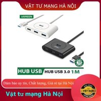 Bộ chuyển đổi Hub USB 3.0 Ugreen 4 Cổng Ugreen CR113 20290, 20291 màu đen